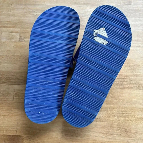 CALVIN KLEIN Men's Mackee Slide Sandals Royal Blue Orange Logo athleisure 11M - Picture 6 of 6